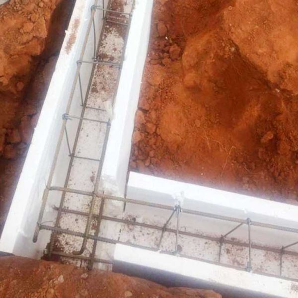 Baldrame, Canaleta ou Viga de Fundação de EPS (Isopor) - Isofort - Imagem 2